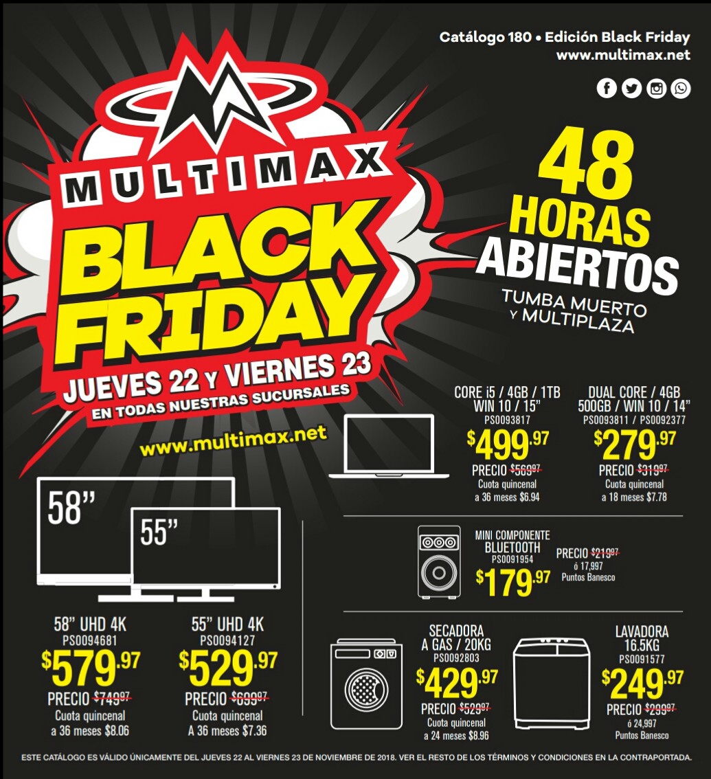Catalogo Black Friday Multimax Noviembre 2018 p